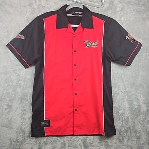 Victory Motorcycle Mechanics Shirt Size Small Button Up‎ Short Sleeve Biker